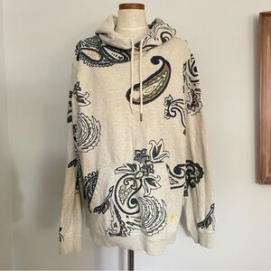 Urban Outfitters Paisley print Hoodie sweatshirt for Men Large preowned